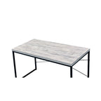 ACME 92915 Jurgen Desk, Antique White & Black