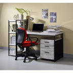 ACME 92915 Jurgen Desk, Antique White & Black