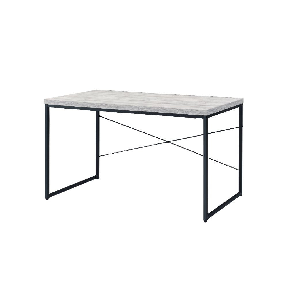ACME 92915 Jurgen Desk, Antique White & Black