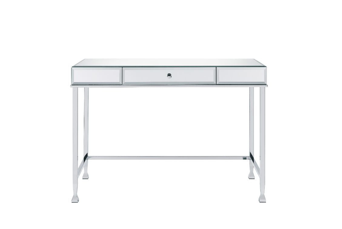 ACME 92975 Canine Writing Desk, Mirrored and Chrome Finish