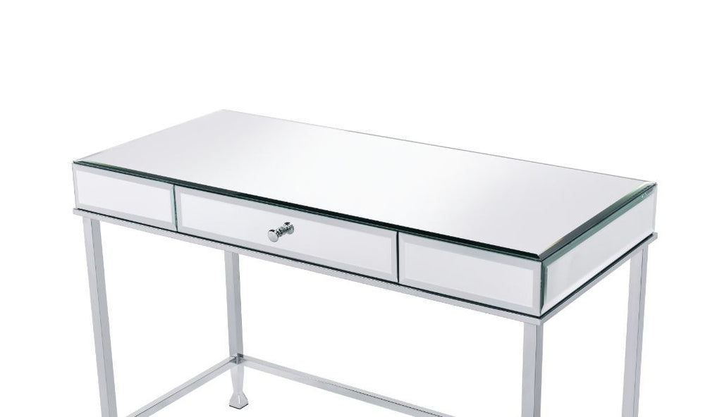 ACME 92975 Canine Writing Desk, Mirrored and Chrome Finish