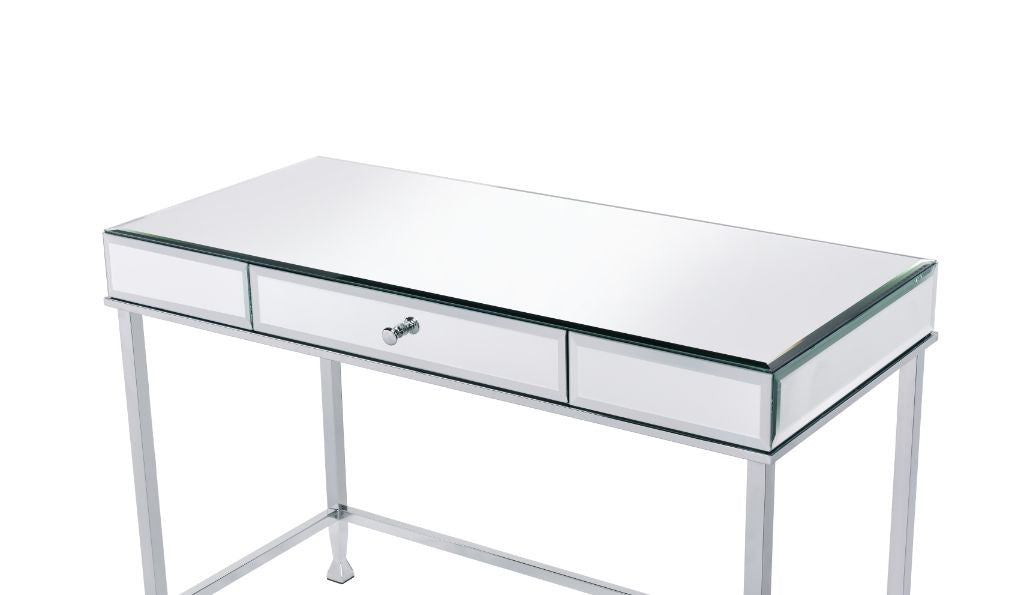 ACME 92975 Canine Writing Desk, Mirrored and Chrome Finish