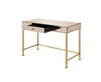 ACME 92977 Canine Writing Desk, Smoky Mirrored and Champagne Finish