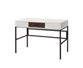 ACME 93090 Verster Built-in USB Port Writing Desk, Natural & Black Finish