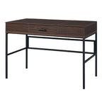ACME 93092 Verster Built-in USB Port Writing Desk, Oak & Black Finish  1