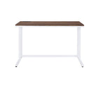 ACME 93094 Tyrese Built-in USB Port Writing Desk, Walnut & White Finish  3
