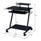 ACME 93127 Ordrees Gaming Table, Black Finish