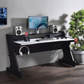 ACME 93129 Bigga Gaming Table, Black & White Finish