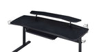 ACME 93132 Vildre Gaming Table with USB Port, Black Finish  3