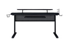 ACME 93132 Vildre Gaming Table with USB Port, Black Finish  4