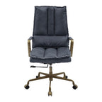 ACME 93165 Tinzud Office Chair, Gray Leather