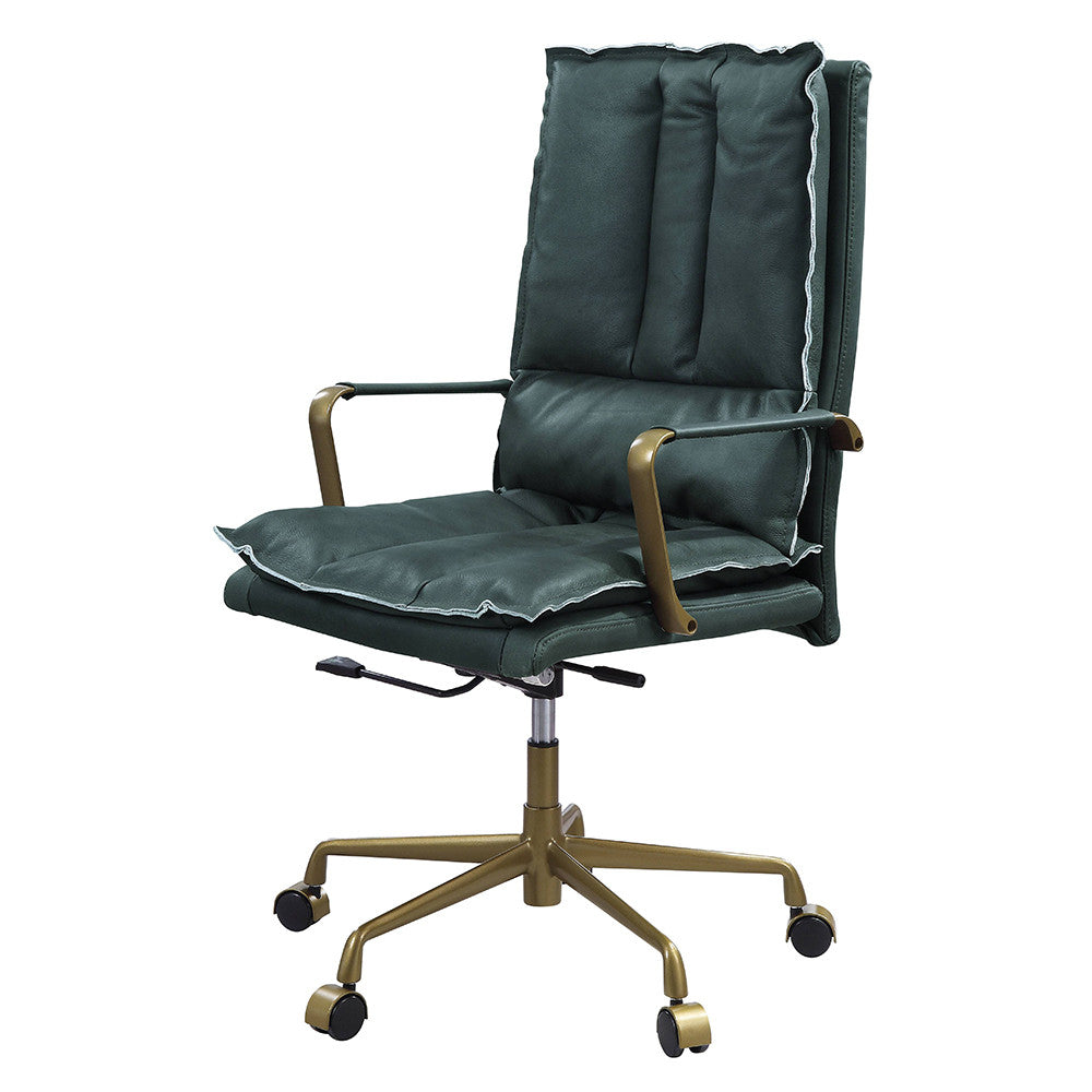 ACME 93166 Tinzud Dark Green Office Chair  1
