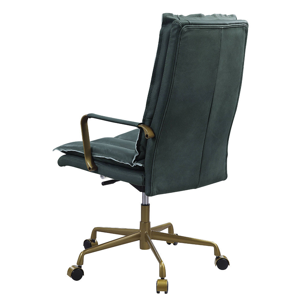 ACME 93166 Tinzud Dark Green Office Chair  4