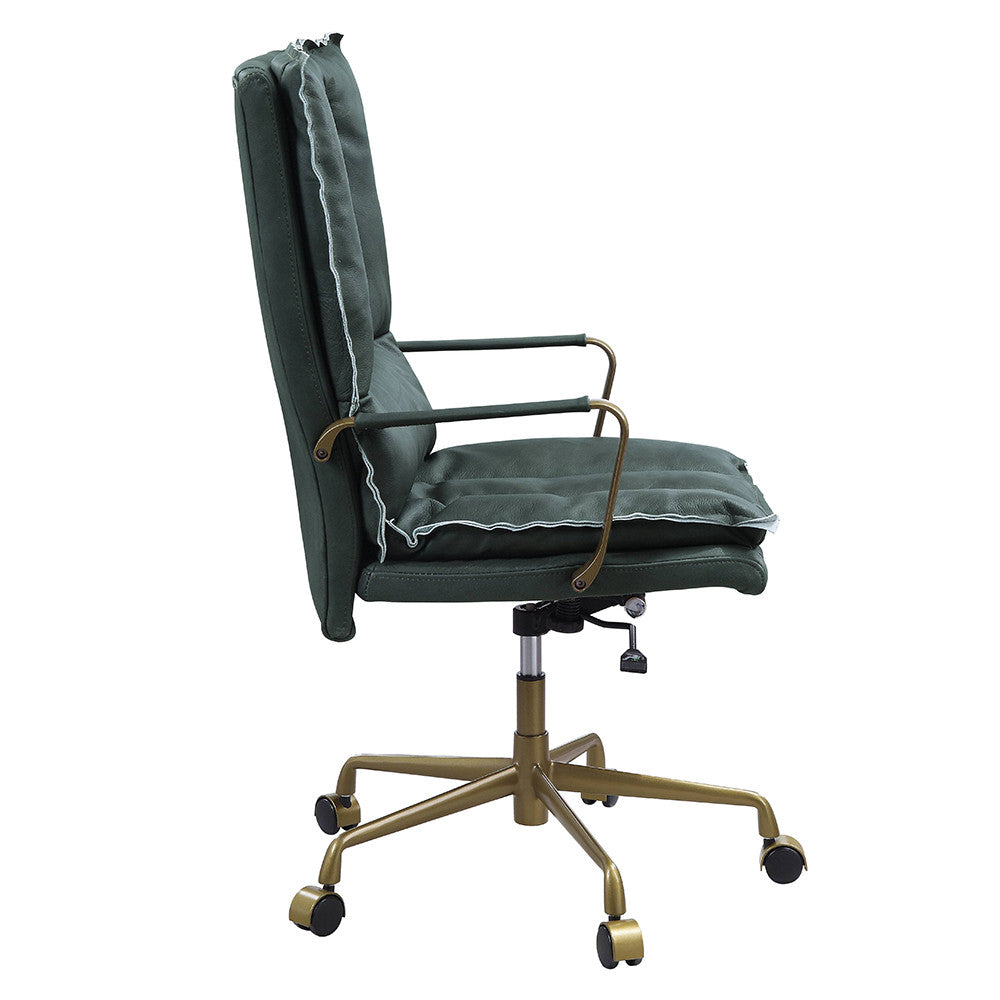 ACME 93166 Tinzud Dark Green Office Chair  6
