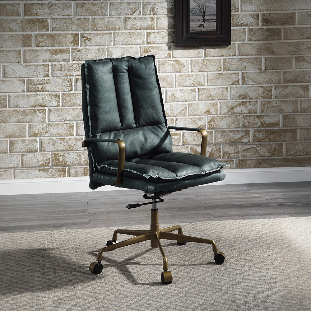 ACME 93166 Tinzud Dark Green Office Chair