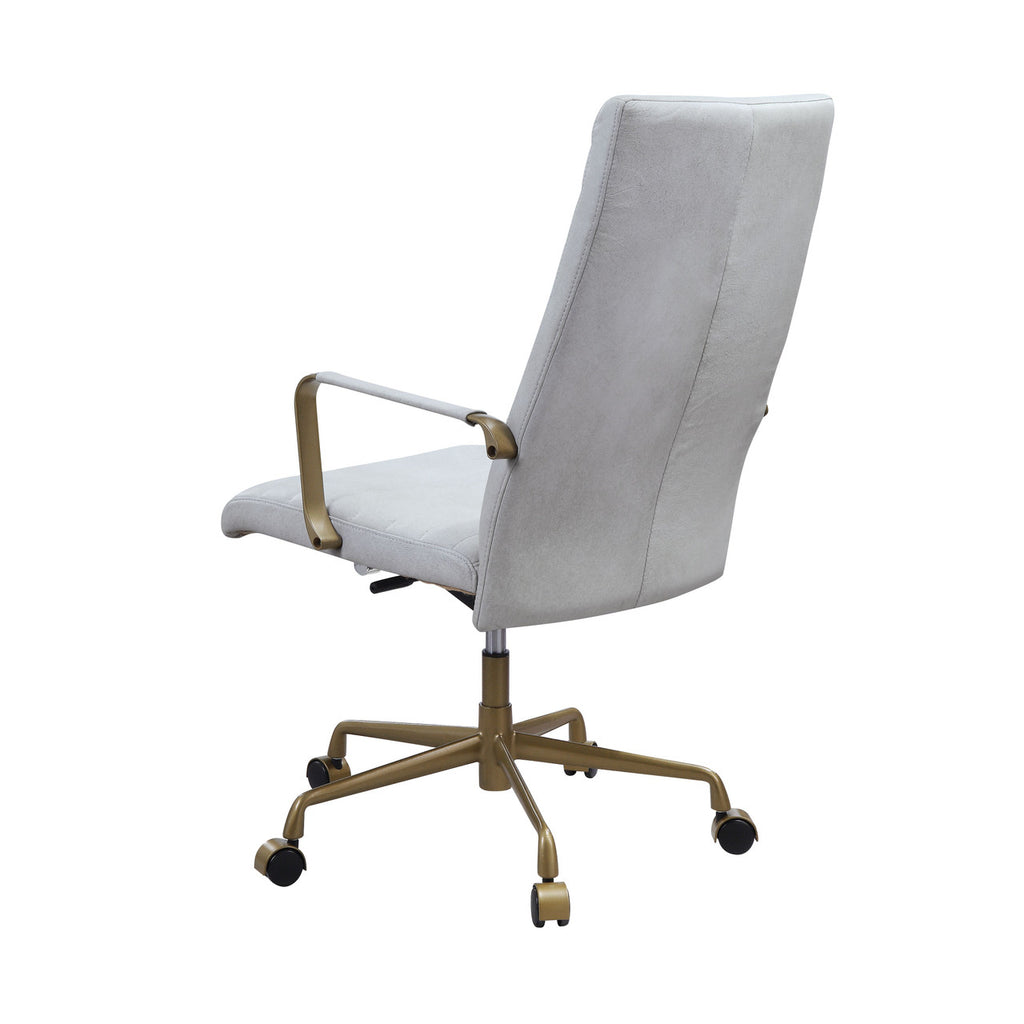 ACME 93168 Duralo White Office Chair  3