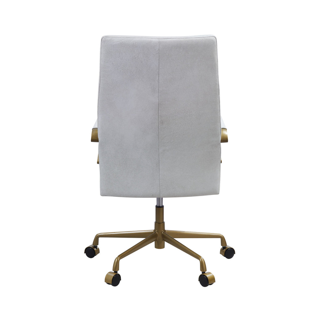 ACME 93168 Duralo White Office Chair  4