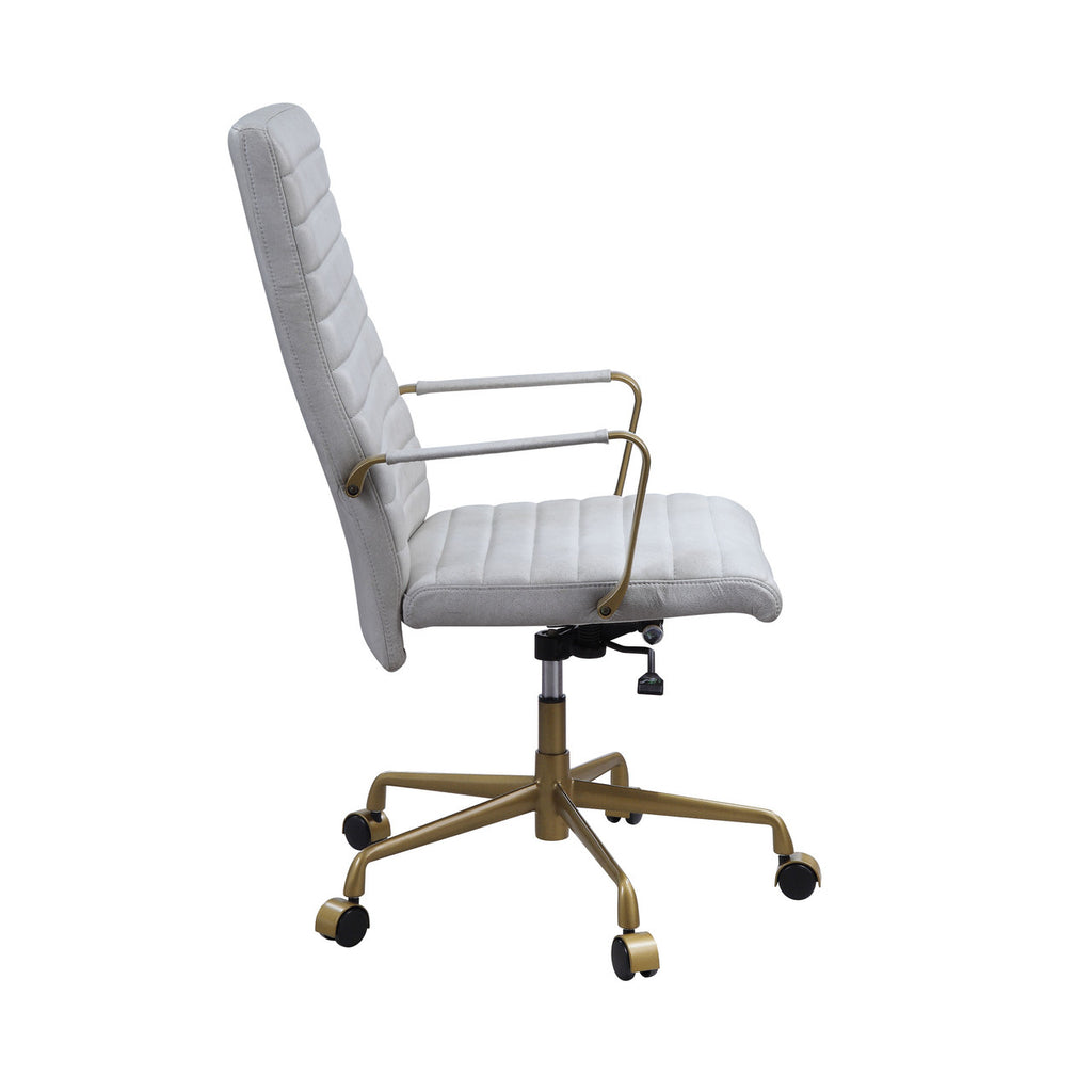 ACME 93168 Duralo White Office Chair  6