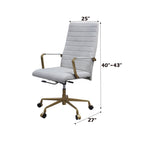 ACME 93168 Duralo White Office Chair  9