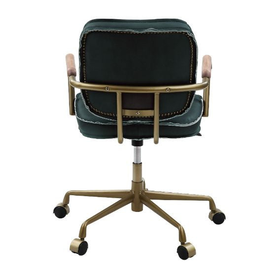 ACME 93171 Siecross Office Chair, Emerald Green Leather