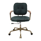 ACME 93171 Siecross Office Chair, Emerald Green Leather