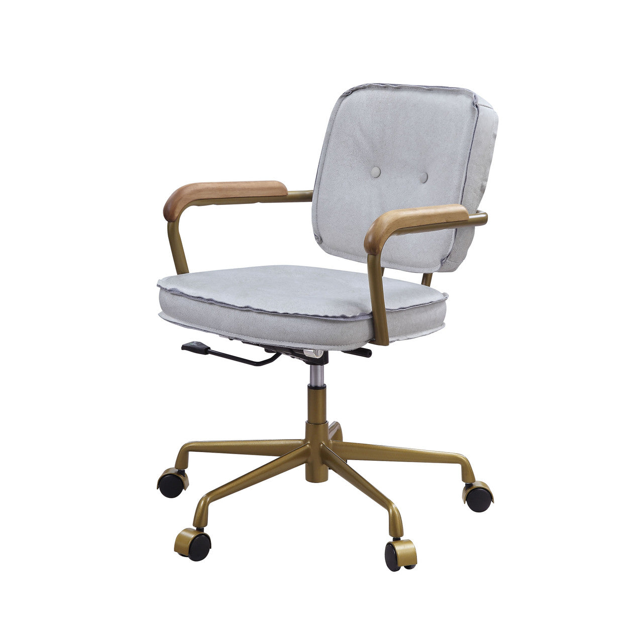 ACME 93172 Siecross White Office Chair  1