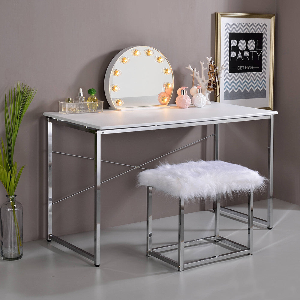 ACME 93190 Tennos White Office Desk  6