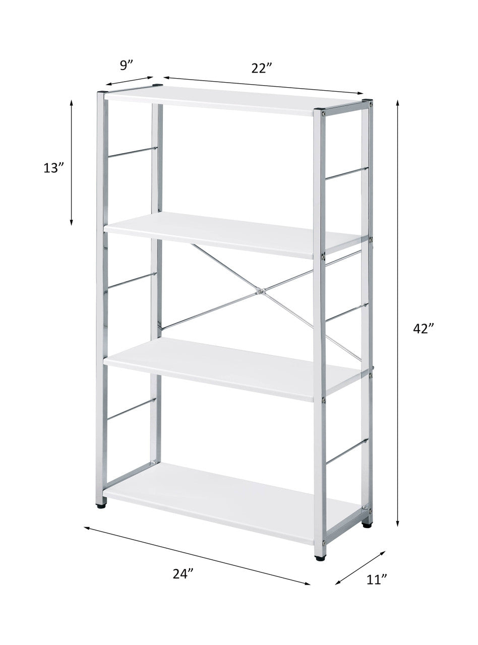 ACME 93192 Tennos White Book Shelf  4