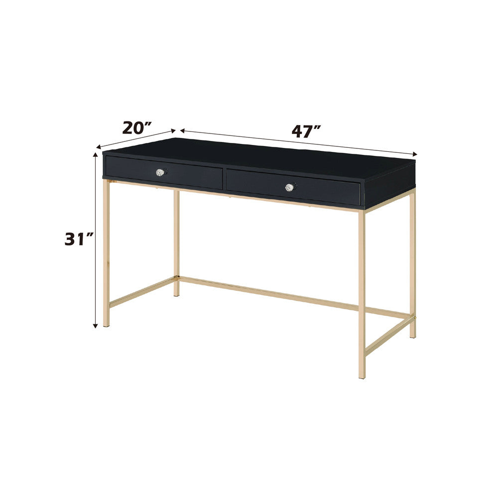 ACME 93540 Ottey Black Office Desk  5