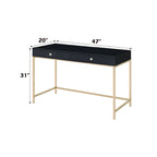 ACME 93540 Ottey Black Office Desk  5