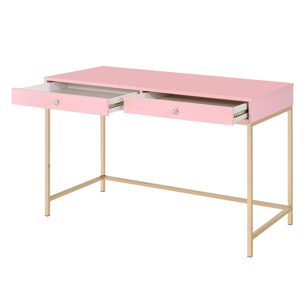 ACME 93545 Ottey Pink Office Desk  4