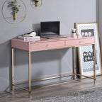 ACME 93545 Ottey Pink Office Desk