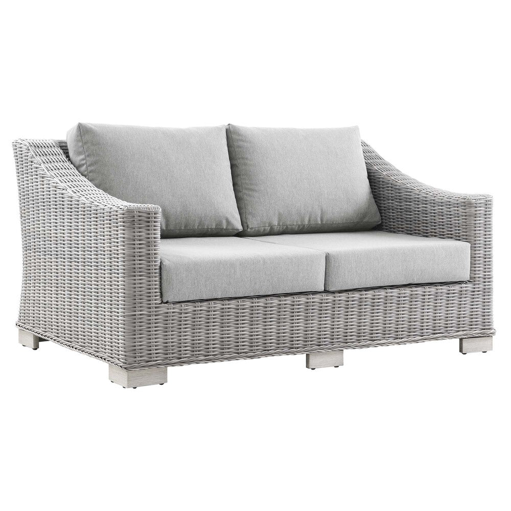 Modway EEI-4841 Conway Outdoor Patio Wicker Rattan Loveseat