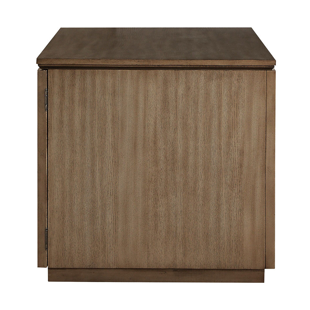 ACME 93790 Orianne Computer Desk & Hutch, Antique Gold (1Set/2Ctn)