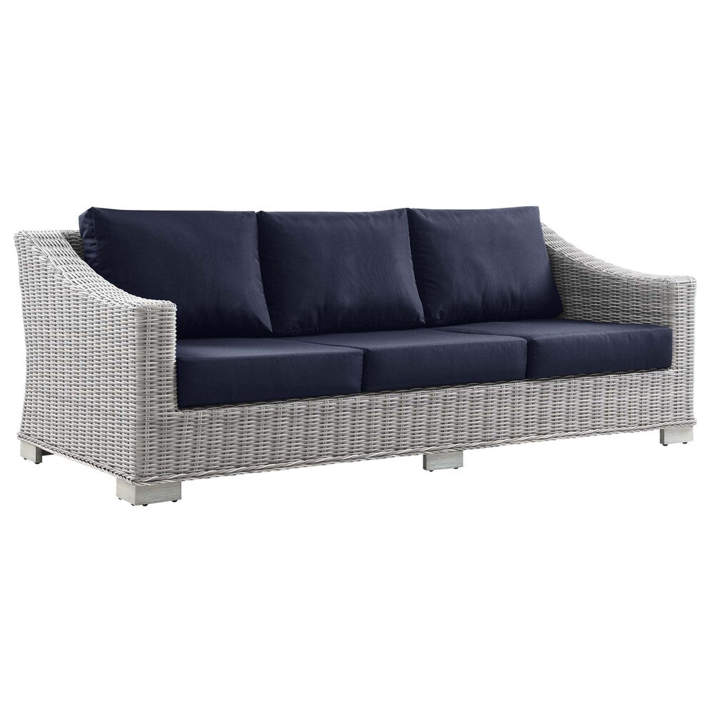 Modway EEI-4842 Conway Outdoor Patio Wicker Rattan Sofa