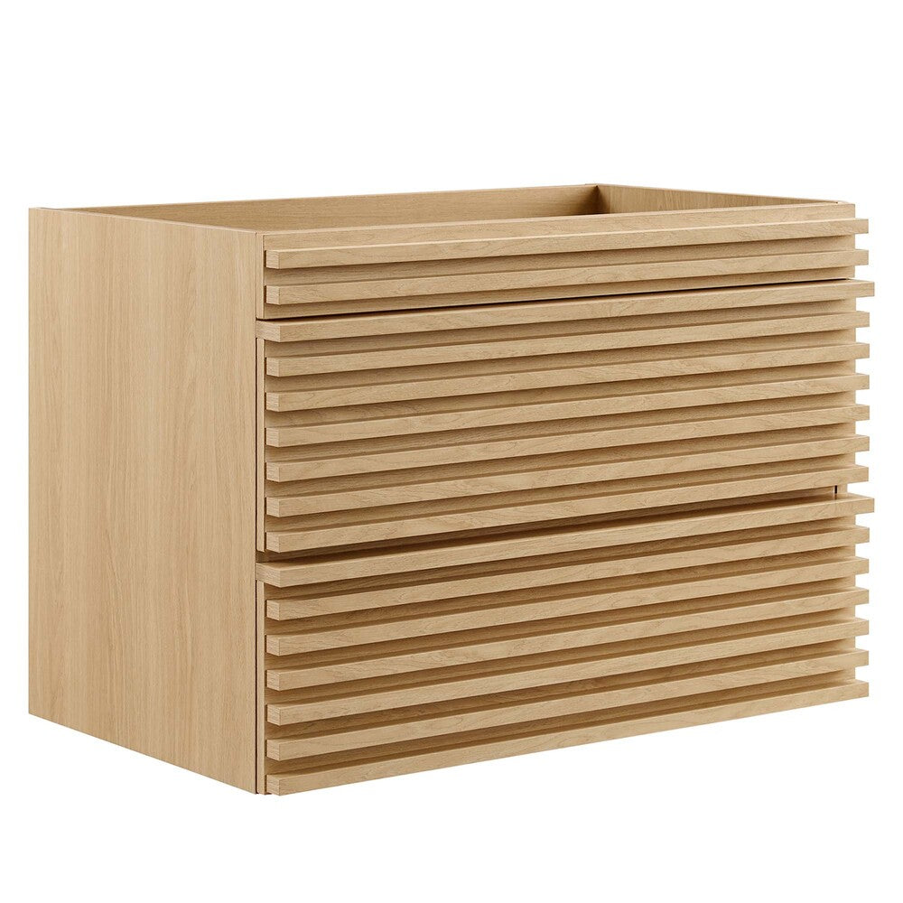 Modway EEI-4850 Render 30" Wall-Mount Bathroom Vanity Cabinet (Sink Basin Not Included)