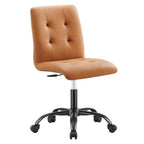 Modway EEI-4975 Prim Armless Vegan Leather Office Chair