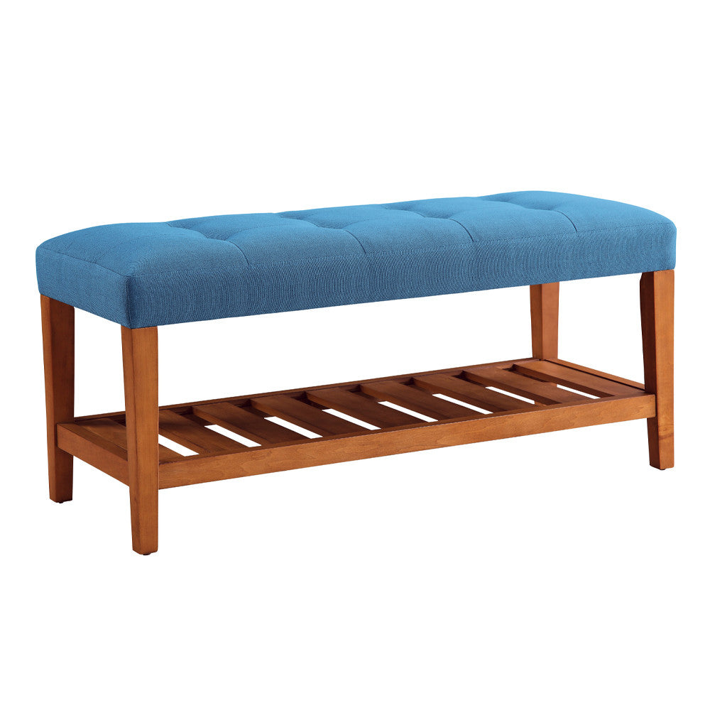 ACME 96684 Charla Bench, Blue & Oak