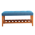 ACME 96684 Charla Bench, Blue & Oak