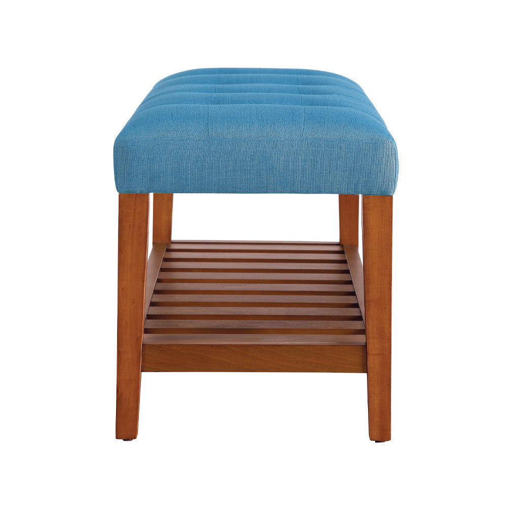 ACME 96684 Charla Bench, Blue & Oak