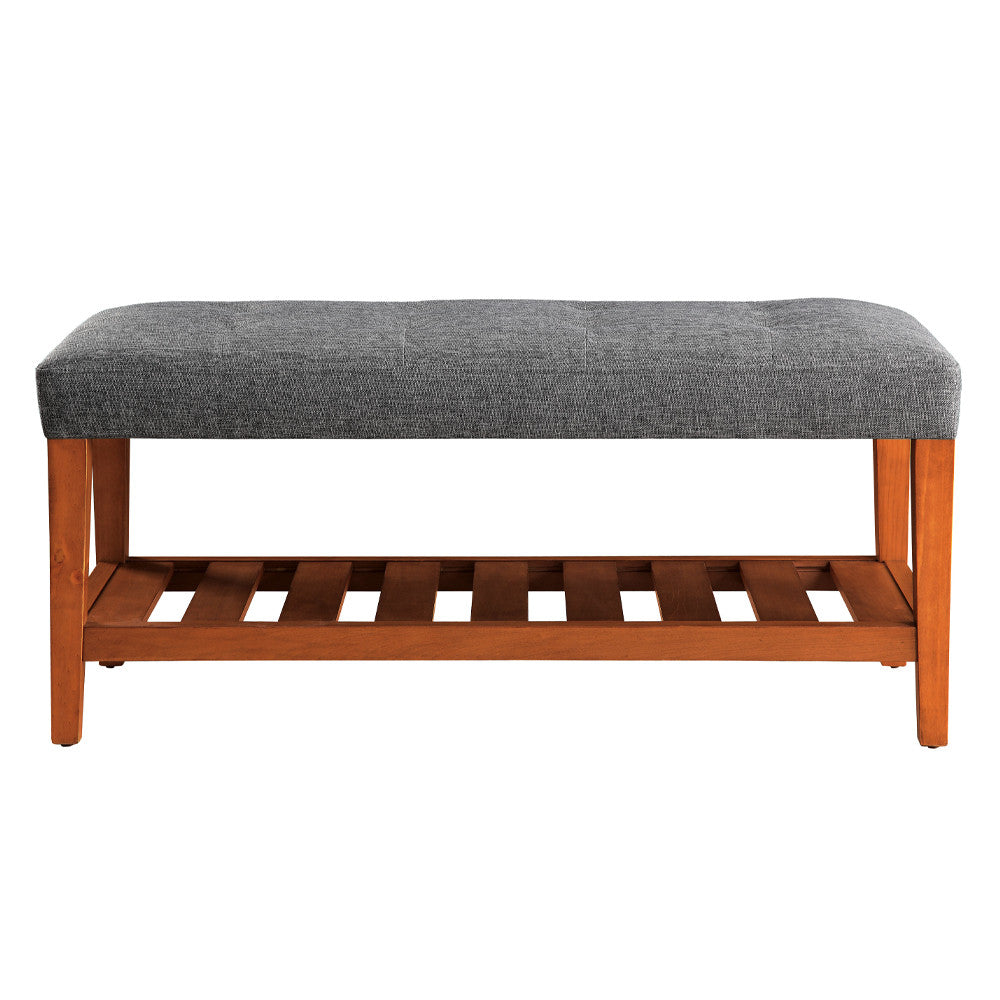 ACME 96686 Charla Bench, Gray & Oak