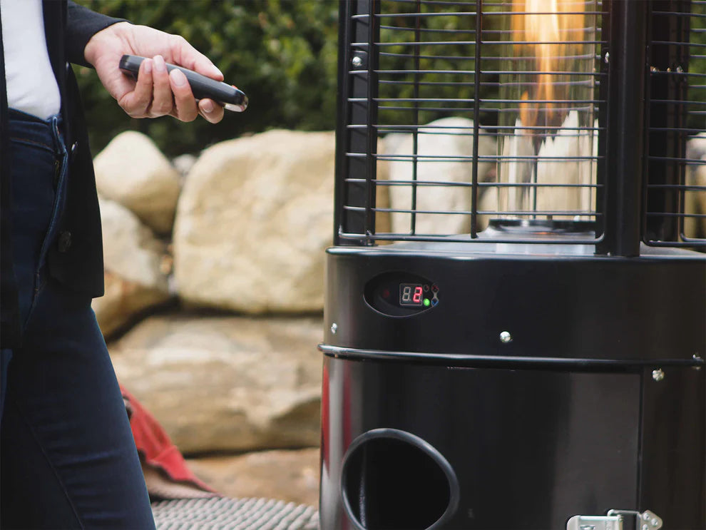 Paragon Outdoor Illume Remote Control Flame Tower Heater, 82.5", 44,000 BTU - OH-R744