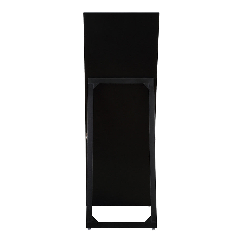 ACME 97156 Noralie Accent Mirror (Floor), Mirrored & Faux Diamonds
