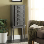 ACME 97168 Tammy Jewelry Armoire, Silver