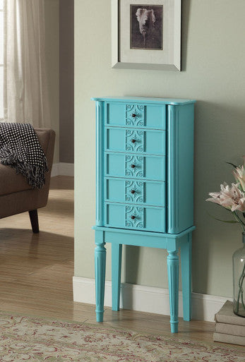 ACME 97170 Tammy Jewelry Armoire, Light Blue