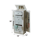 ACME 97171 Talor Jewelry Armoire, White