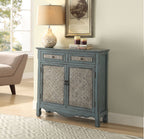 ACME 97245 Winchell Console Table, Antique Blue