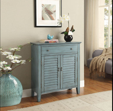 ACME 97247 Winchell Console Table, Antique Blue