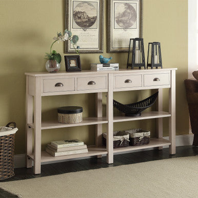 ACME 97249 Galileo Console Table, Cream