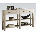 ACME 97250 Galileo Console Table, Cream